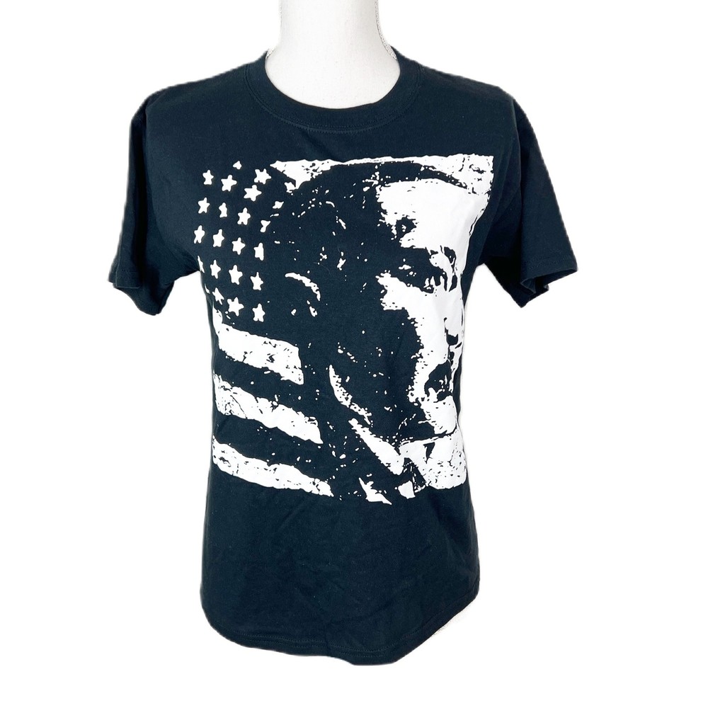 Shop4Ever Shirt Women Medium Black Martin Luther King MLK Jr Short Sleeve Tee